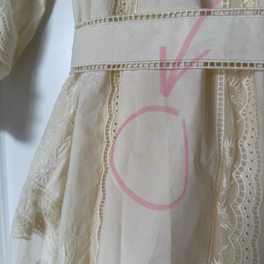 Worn once TORY BURCH Embroidered Poplin Dress $1,898 XS - Picture 16 of 16